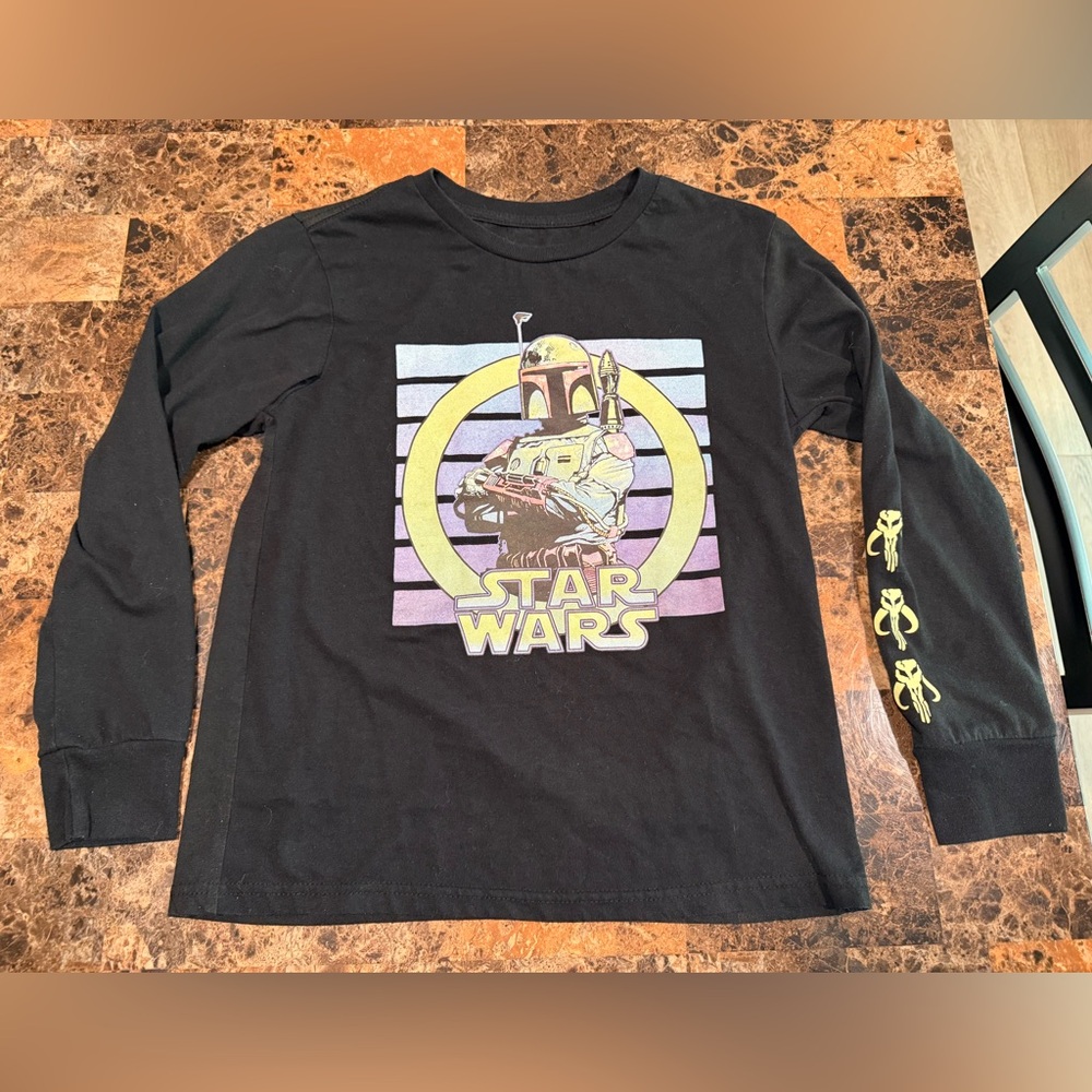 Kids Star Wars Long sleeve Shirt, Size Small